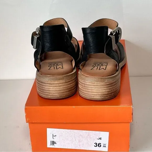 Miz Mooz Moe Leather Heeled Sandals - Picture 6 of 8